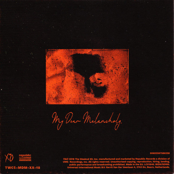 My Dear Melancholy (CD)