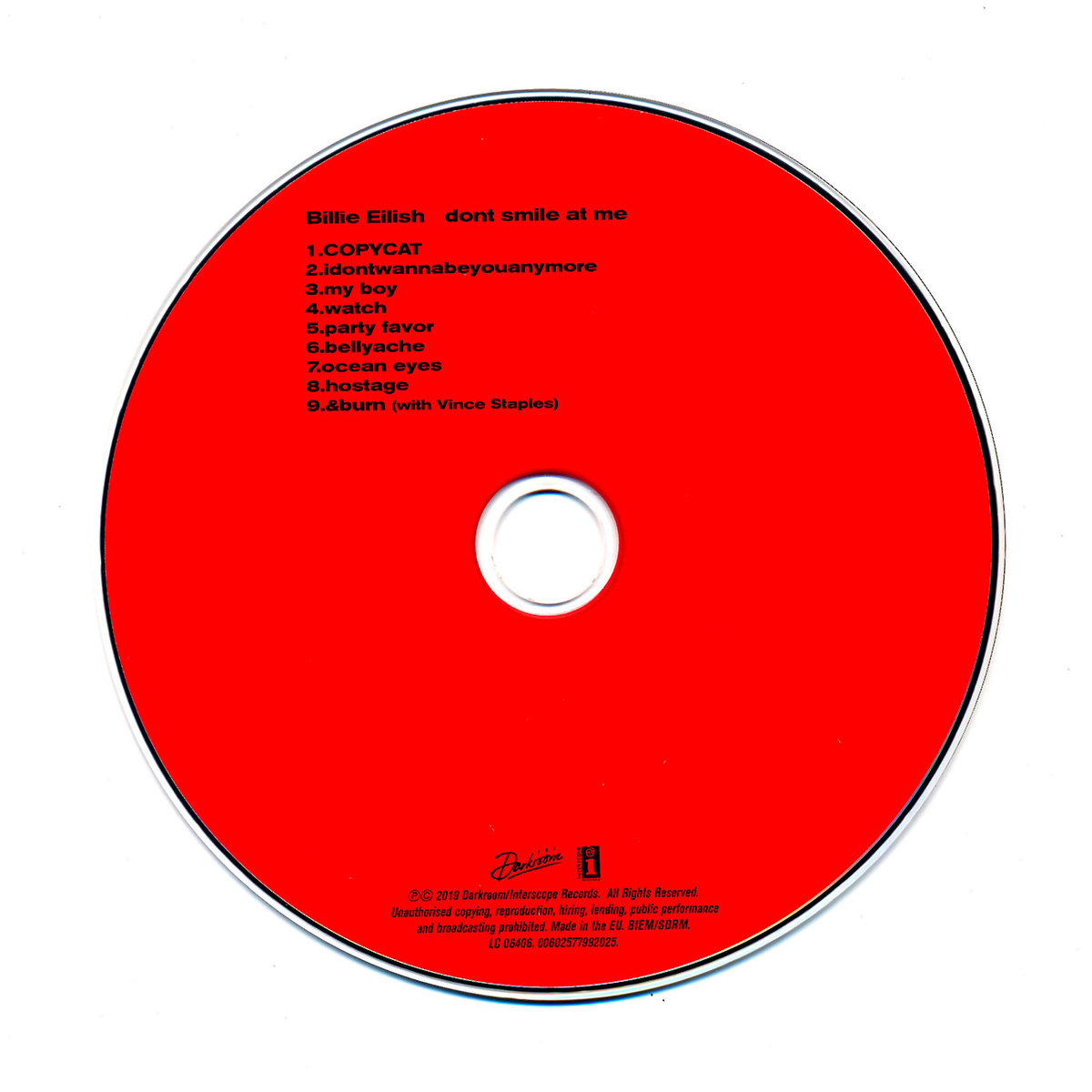 Don't Smile at Me (CD)