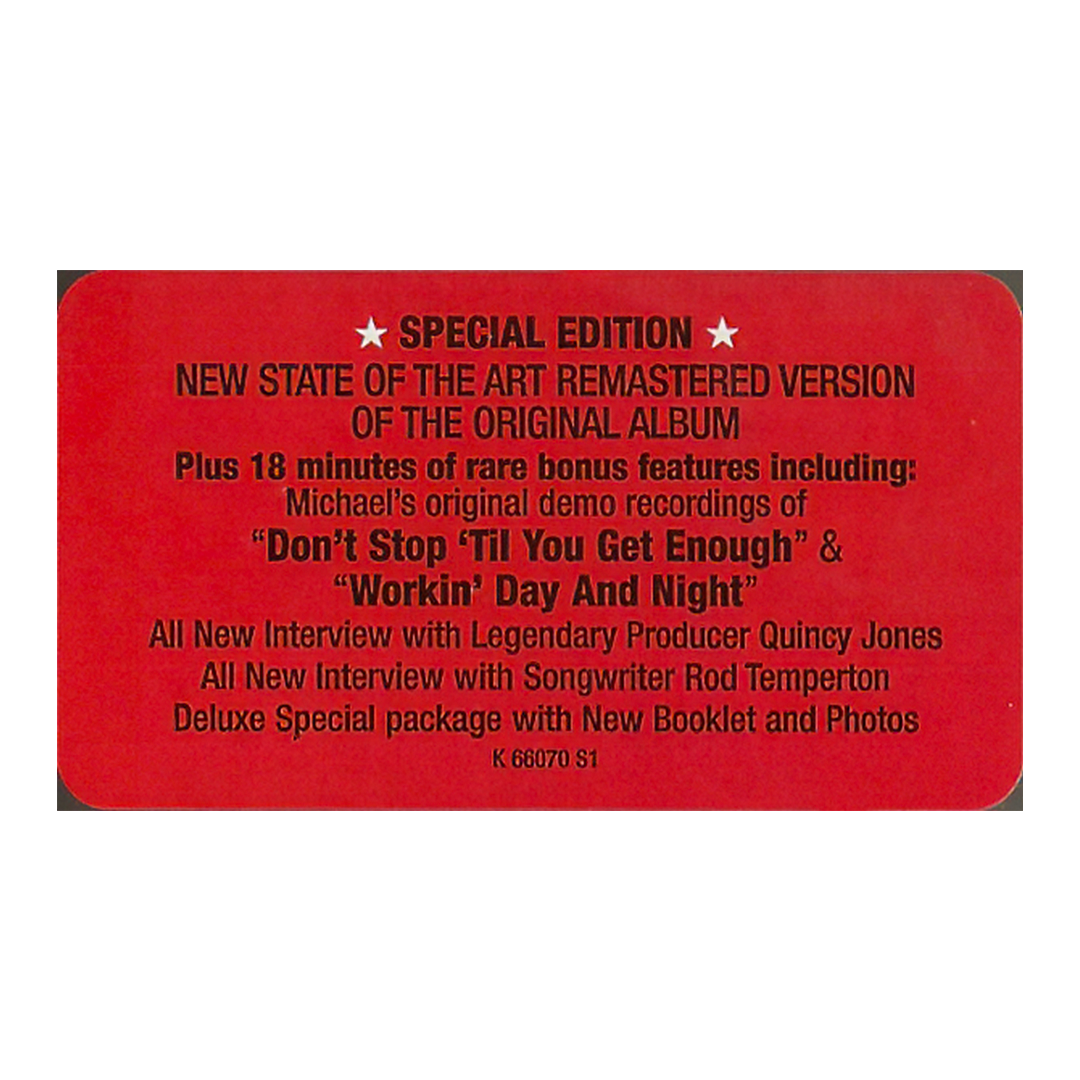 Off the Wall (Special Edition CD)