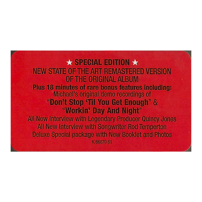Off the Wall (Special Edition CD)